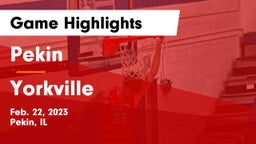 Pekin  vs Yorkville  Game Highlights - Feb. 22, 2023