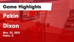 Pekin  vs Dixon  Game Highlights - Nov. 25, 2023