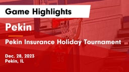 Pekin  vs Pekin Insurance Holiday Tournament Game Highlights - Dec. 28, 2023