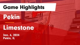 Pekin  vs Limestone  Game Highlights - Jan. 6, 2024