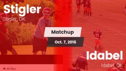 Matchup: Stigler  vs. Idabel  2016