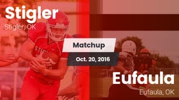 Matchup: Stigler  vs. Eufaula  2016
