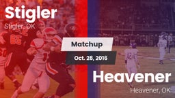 Matchup: Stigler  vs. Heavener  2016