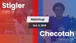 Matchup: Stigler  vs. Checotah  2018