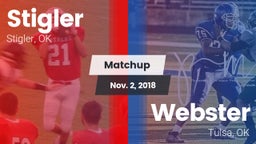 Matchup: Stigler  vs. Webster  2018