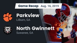 Recap: Parkview  vs. North Gwinnett  2019