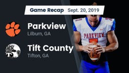 Recap: Parkview  vs. Tift County  2019