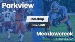 Matchup: Parkview  vs. Meadowcreek  2019