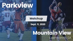 Matchup: Parkview  vs. Mountain View  2020