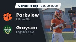 Recap: Parkview  vs. Grayson  2020