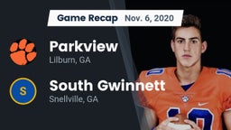 Recap: Parkview  vs. South Gwinnett  2020