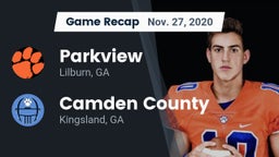 Recap: Parkview  vs. Camden County  2020