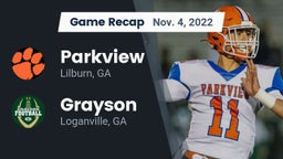Recap: Parkview  vs. Grayson  2022