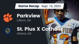 Recap: Parkview  vs. St. Pius X Catholic  2023