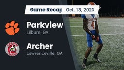 Recap: Parkview  vs. Archer  2023