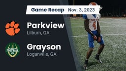 Recap: Parkview  vs. Grayson  2023