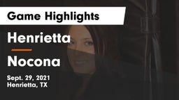 Henrietta  vs Nocona  Game Highlights - Sept. 29, 2021