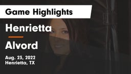 Henrietta  vs Alvord  Game Highlights - Aug. 23, 2022