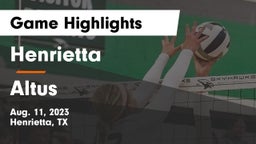 Henrietta  vs Altus Game Highlights - Aug. 11, 2023
