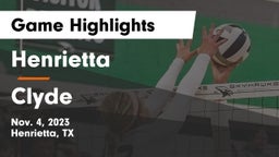 Henrietta  vs Clyde  Game Highlights - Nov. 4, 2023