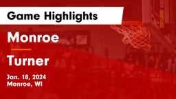 Monroe  vs Turner  Game Highlights - Jan. 18, 2024