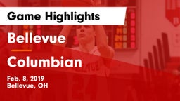 Bellevue  vs Columbian  Game Highlights - Feb. 8, 2019