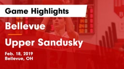 Bellevue  vs Upper Sandusky  Game Highlights - Feb. 18, 2019