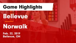 Bellevue  vs Norwalk  Game Highlights - Feb. 22, 2019