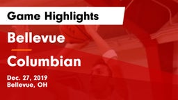 Bellevue  vs Columbian  Game Highlights - Dec. 27, 2019