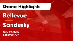 Bellevue  vs Sandusky  Game Highlights - Jan. 10, 2020