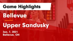 Bellevue  vs Upper Sandusky  Game Highlights - Jan. 7, 2021