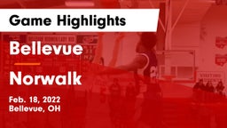 Bellevue  vs Norwalk  Game Highlights - Feb. 18, 2022