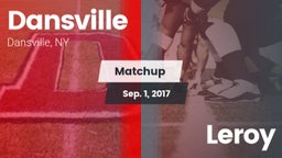Matchup: Dansville High vs. Leroy 2017