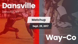 Matchup: Dansville High vs. Way-Co 2017