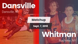 Matchup: Dansville High vs. Whitman  2018