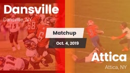 Matchup: Dansville High vs. Attica  2019