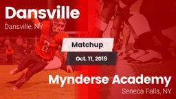 Matchup: Dansville High vs. Mynderse Academy  2019