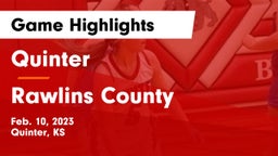 Quinter  vs Rawlins County  Game Highlights - Feb. 10, 2023