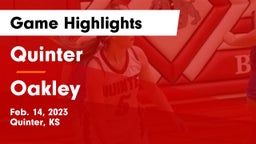 Quinter  vs Oakley   Game Highlights - Feb. 14, 2023