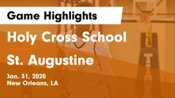 Holy Cross School vs St. Augustine  Game Highlights - Jan. 31, 2020