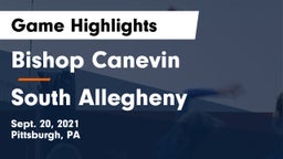 Bishop Canevin  vs South Allegheny  Game Highlights - Sept. 20, 2021