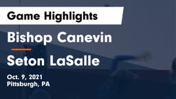 Bishop Canevin  vs Seton LaSalle  Game Highlights - Oct. 9, 2021