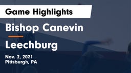 Bishop Canevin  vs Leechburg  Game Highlights - Nov. 2, 2021