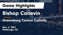 Bishop Canevin  vs Greensburg Central Catholic Game Highlights - Nov. 6, 2021