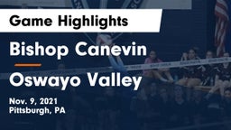 Bishop Canevin  vs Oswayo Valley Game Highlights - Nov. 9, 2021