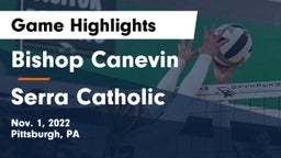 Bishop Canevin  vs Serra Catholic  Game Highlights - Nov. 1, 2022