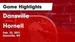 Dansville  vs Hornell  Game Highlights - Feb. 23, 2021