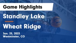 Standley Lake  vs Wheat Ridge Game Highlights - Jan. 25, 2023