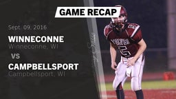 Recap: Winneconne  vs. Campbellsport  2016