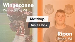 Matchup: Winneconne High Scho vs. Ripon  2016